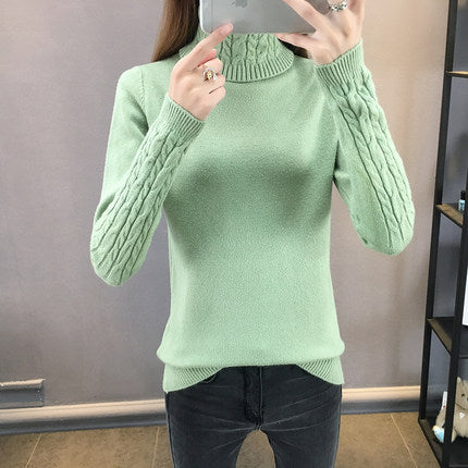 GR | Soft, high-necked sweater with a cashmere feel