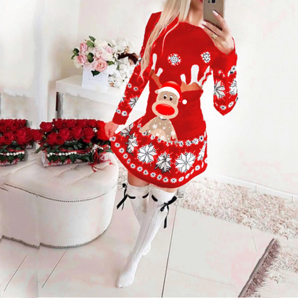 GR - Ugly Christmas jumper - Casual jumper with rainbow print 