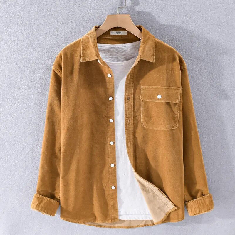 GR | Long-sleeved overshirt made of soft denim