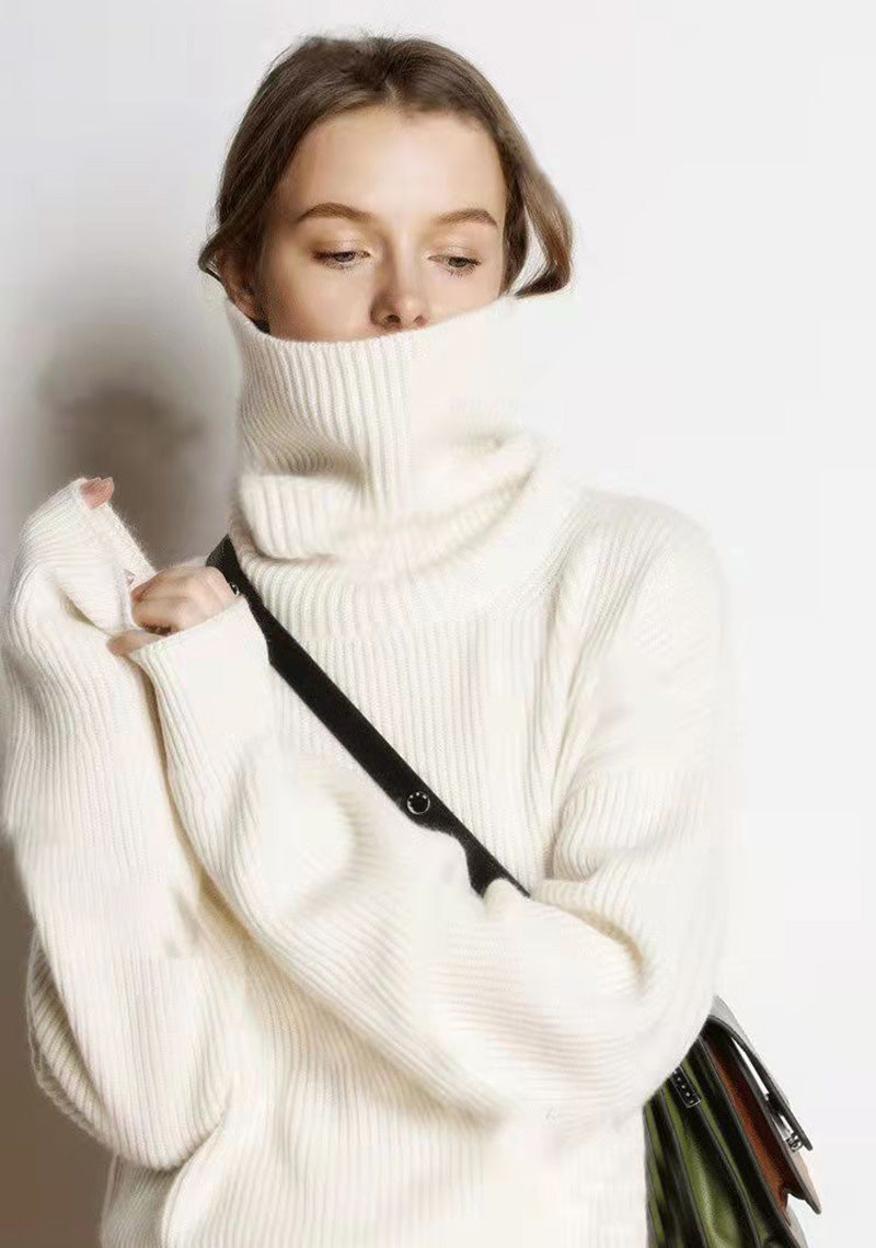 GR - Lockere Und Lässige Rollkragenpullover