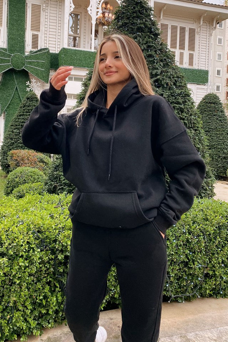 GR Cozy Women's Set with Hoodie and Sweatpants | Comfortable Pullover Sweatshirts