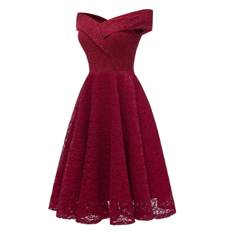 GR | Schulterfreies, Formelles Midikleid Mit Plissee