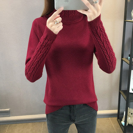 GR | Soft, high-necked sweater with a cashmere feel