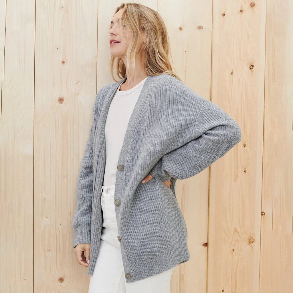 GR | Warme Knopf-Strickjacke für Damen