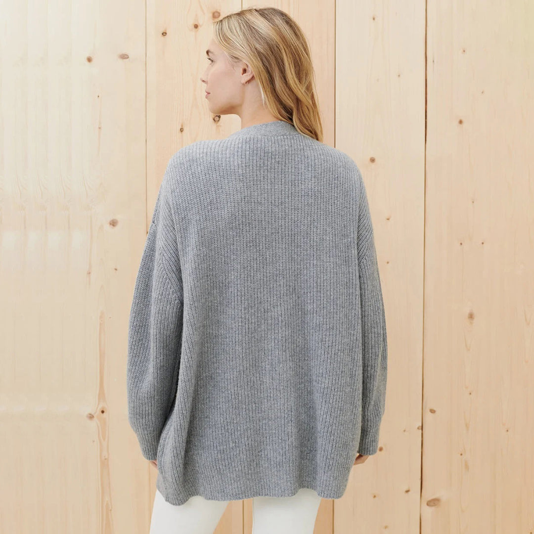 GR | Oversized Cardigan für Damen mit luxuriösem Komfort