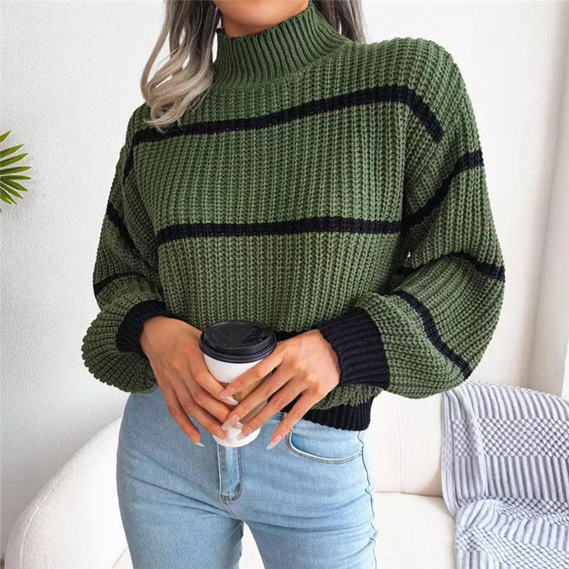 GR | Striped Knit Sweaters for Women