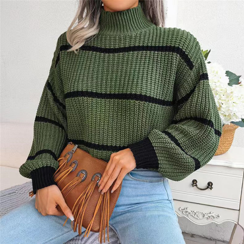 GR | Striped Knit Sweaters for Women