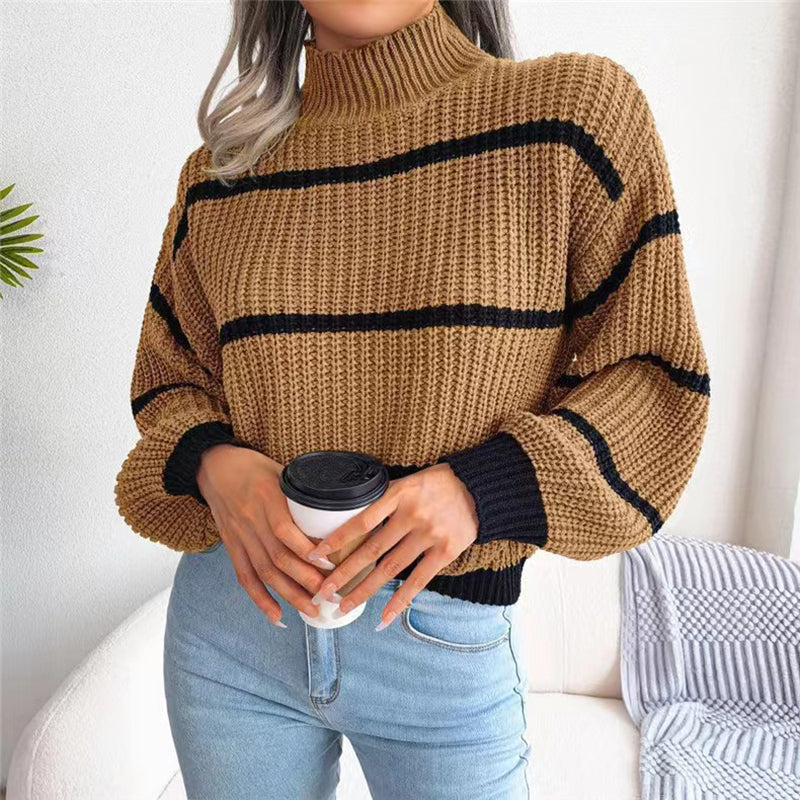 GR | Striped Knit Sweaters for Women