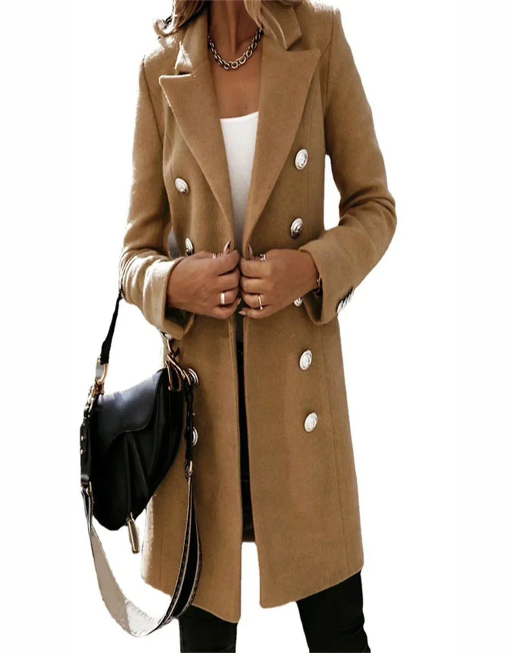 elegant and warm coat for women 