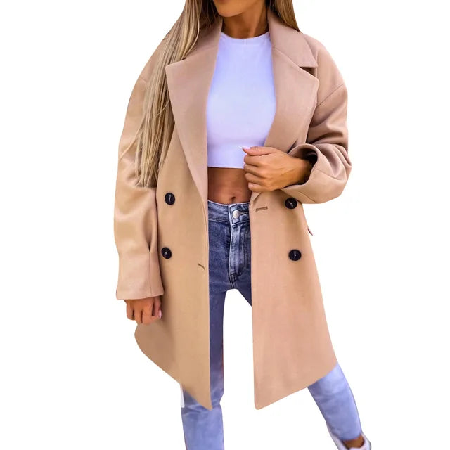 GR - Stylish mid-length trench coat