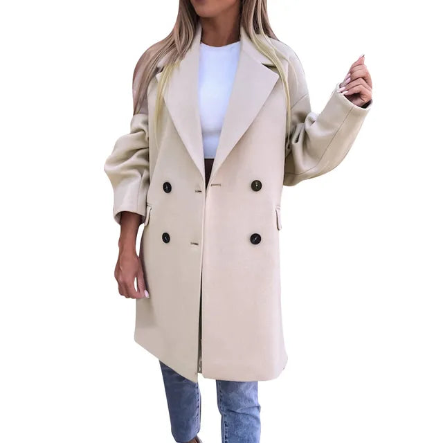 GR - Stylish mid-length trench coat