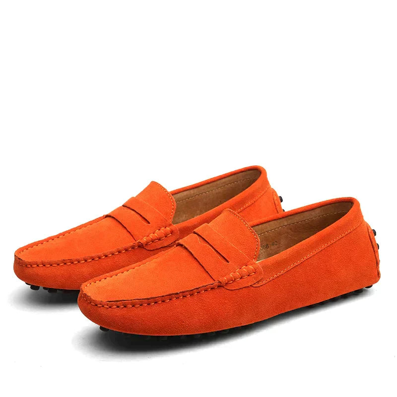 GR | Suede slippers, Italian style
