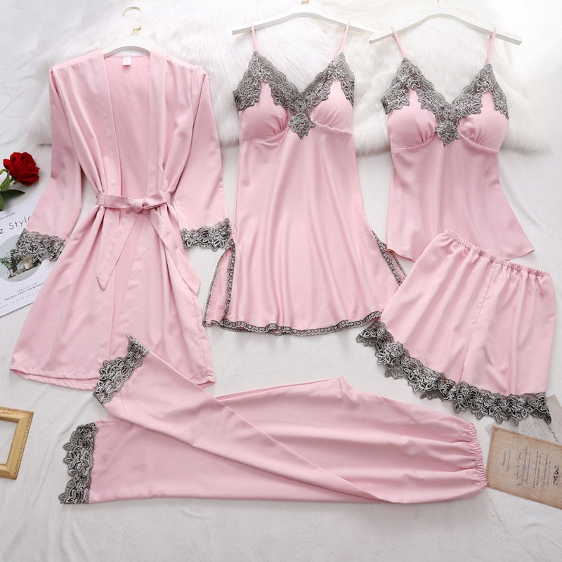 GR | Soft silk pajama set