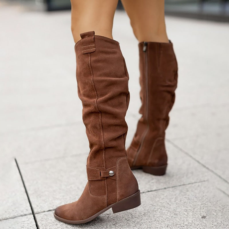 GR | Warm suede boots - Cozy winter shoes