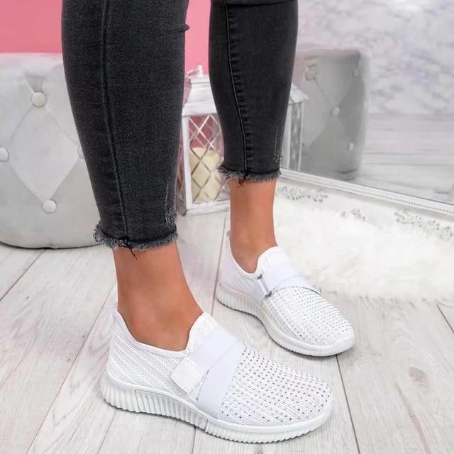 GR | Slip-on sneakers for women with Velcro closure. Improve your running posture!