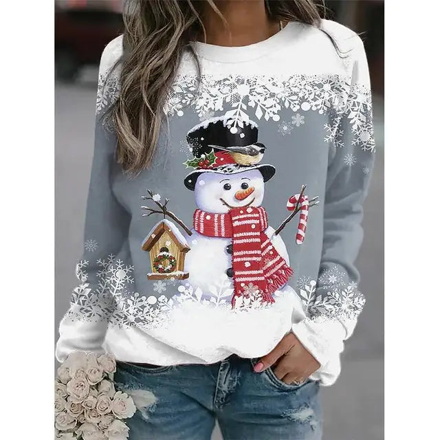 GR | Christy snowman pattern sweater