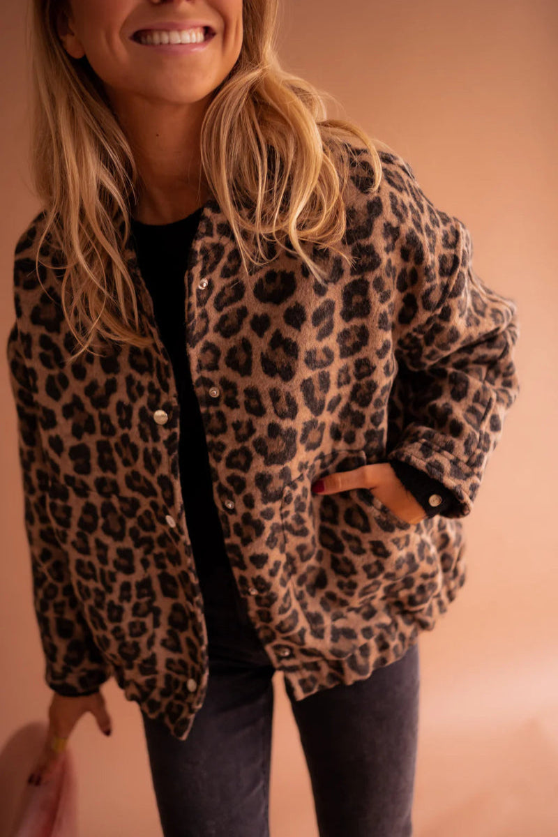 GR | The Leopard Bomber Jacket