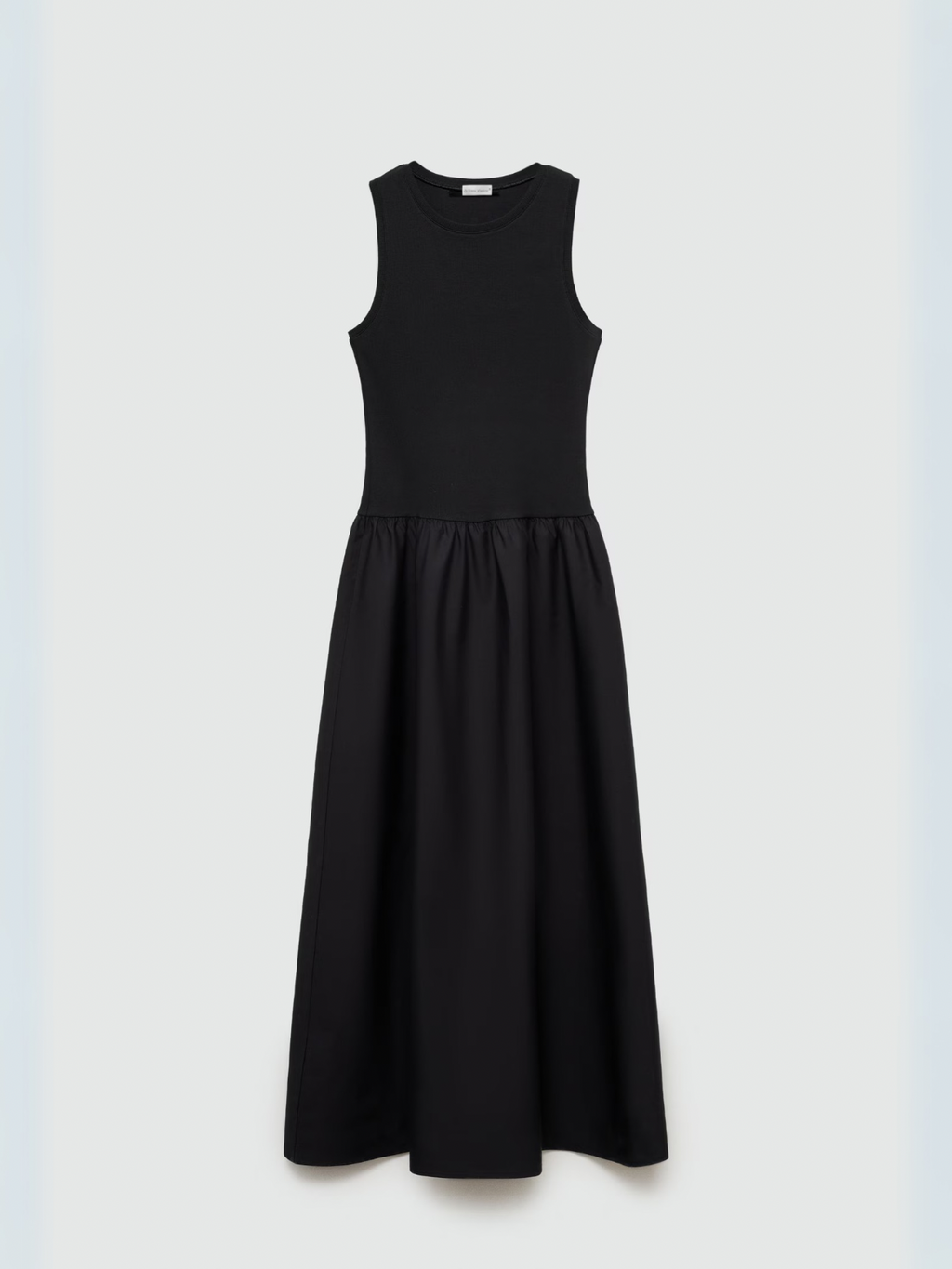 GR | Neck Casual Stitching Vest Dress