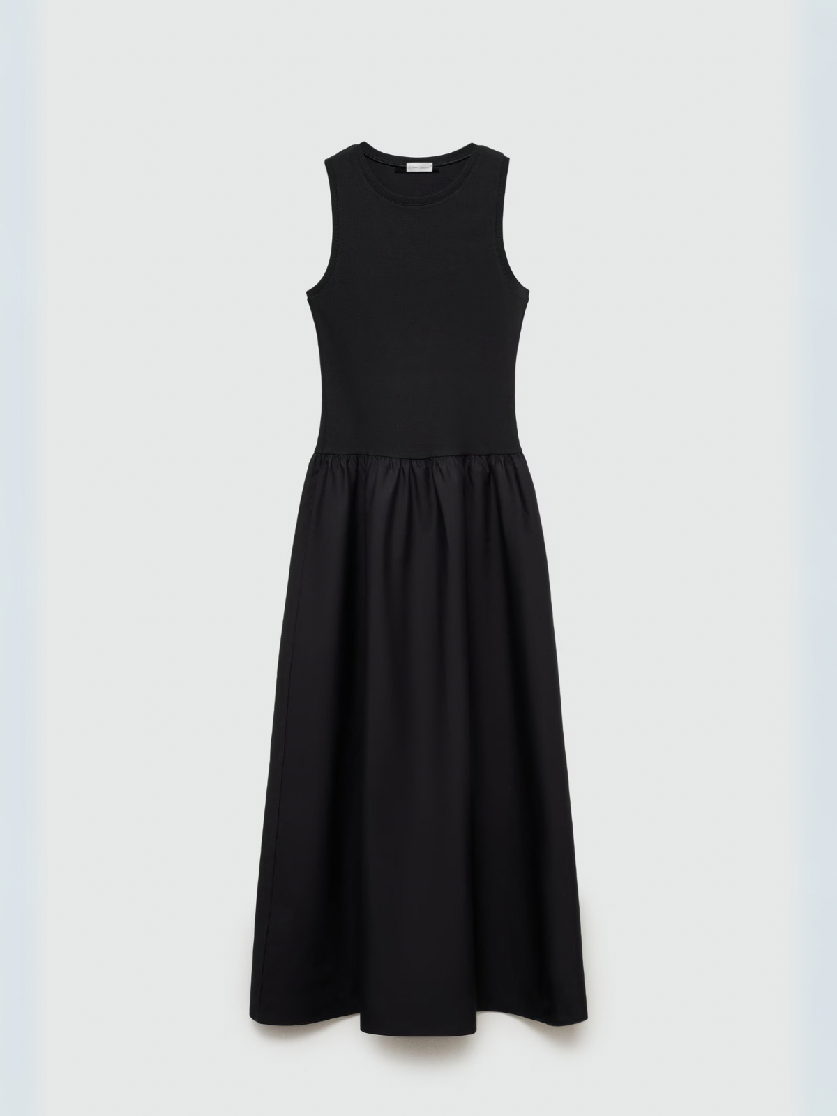 GR | Neck Casual Stitching Vest Dress