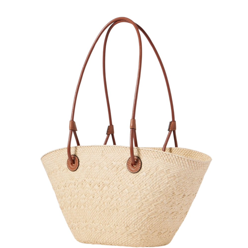 GR | Straw bag with details