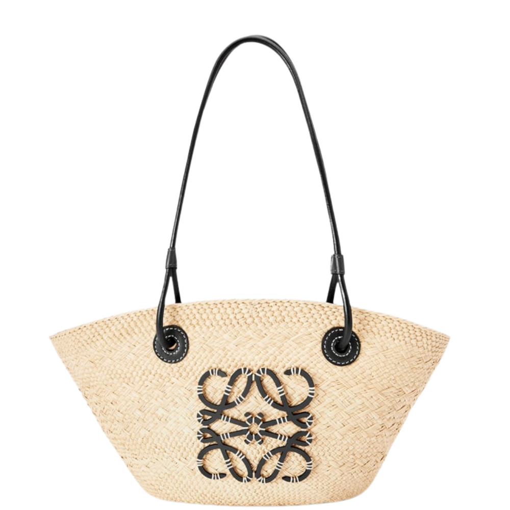 GR | Straw bag with details