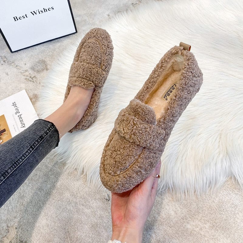 GR | Ultra-fluffy moccasins – Cozy comfort for home