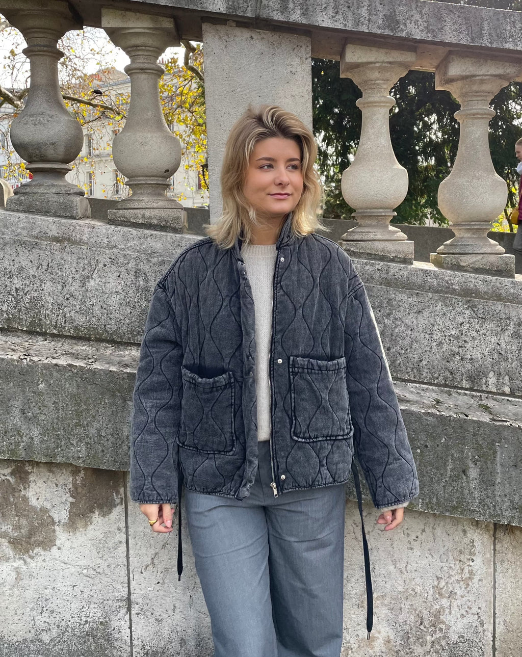 GR | Must-Have Grey Jacket with Large Pockets