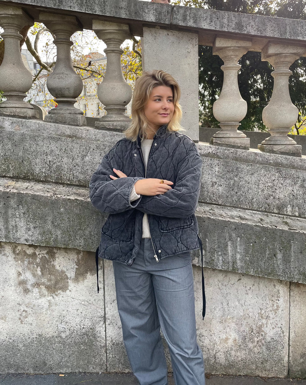 GR | Must-Have Grey Jacket with Large Pockets