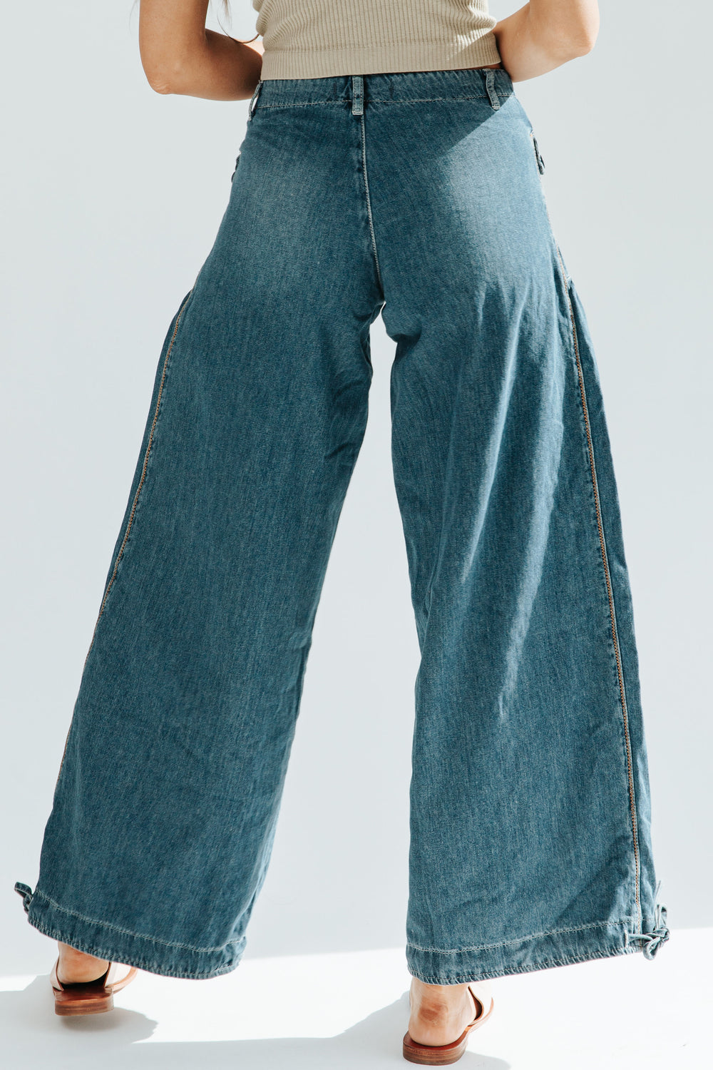 GR | Taschen Schnürung Ballon Jeans