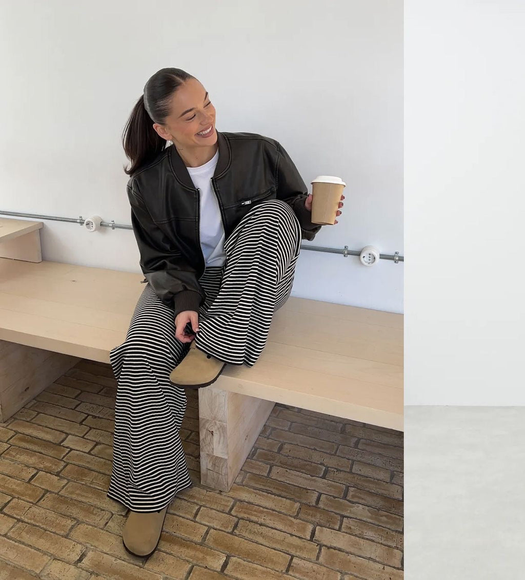 GR | Cool Striped Trousers for a Fresh Look