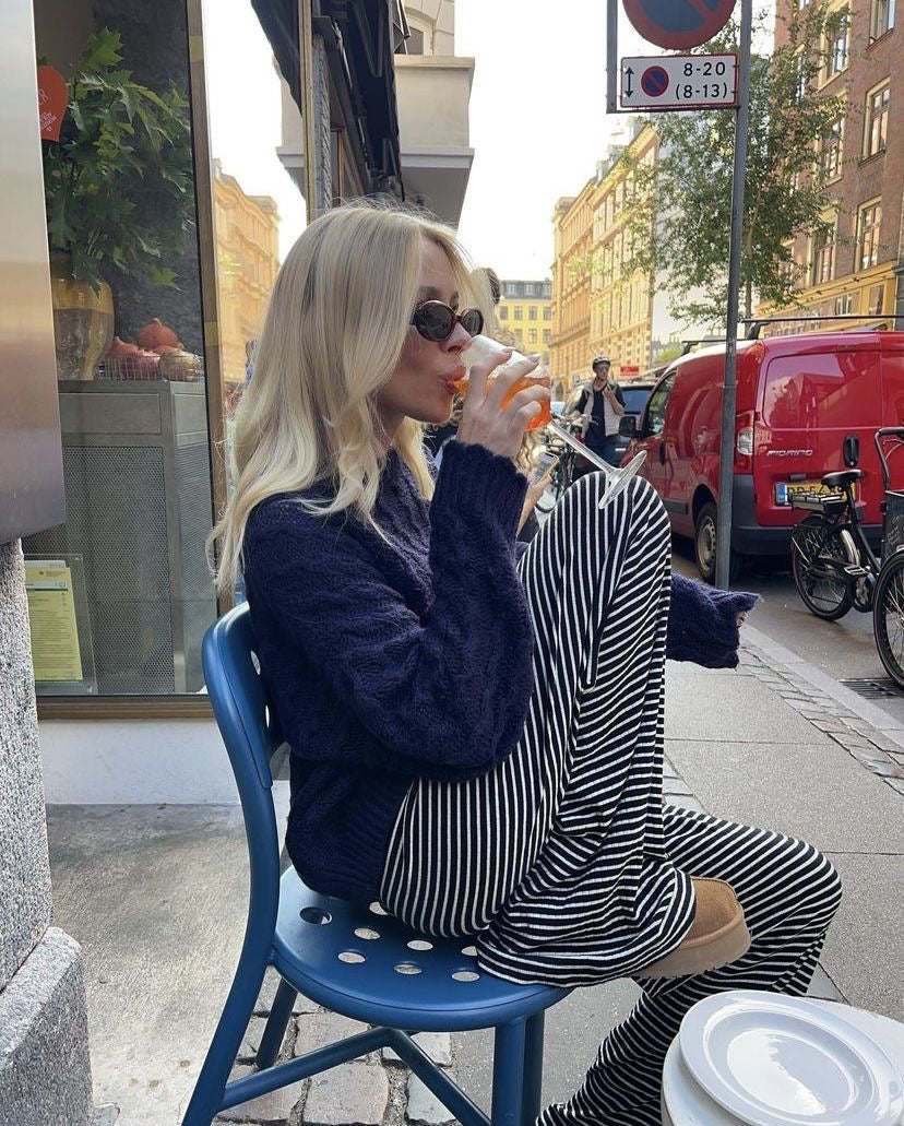 GR | Cool Striped Trousers for a Fresh Look