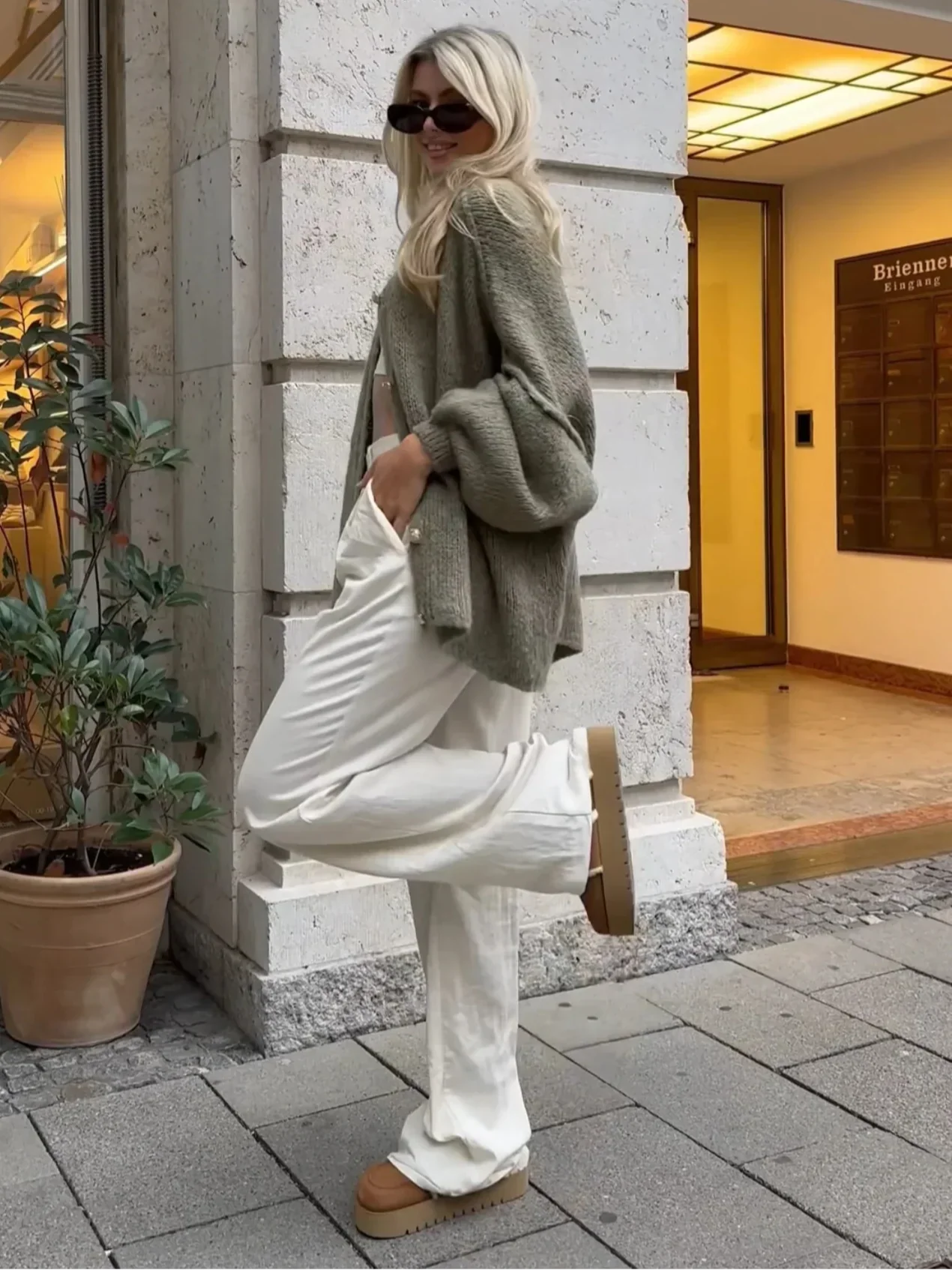GR | Übergröße Strickjacke