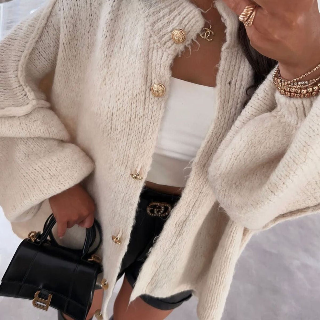 GR | Übergroßer Strickjacke Für Damen