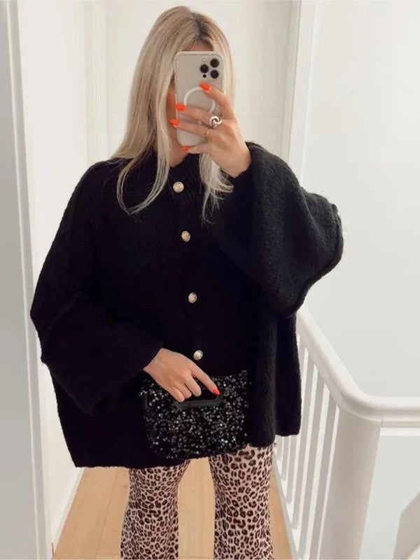 GR | Übergroßer Strickjacke Für Damen