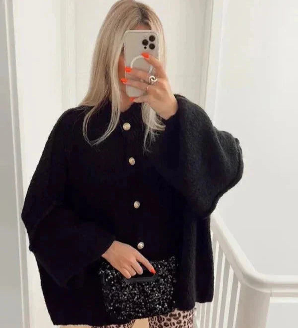 GR | Übergröße Strickjacke