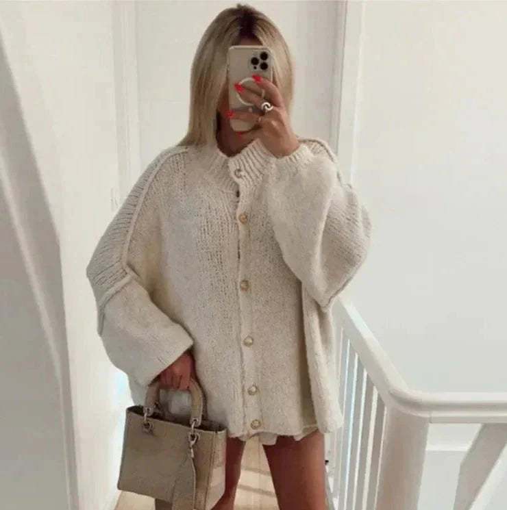 GR | Übergröße Strickjacke
