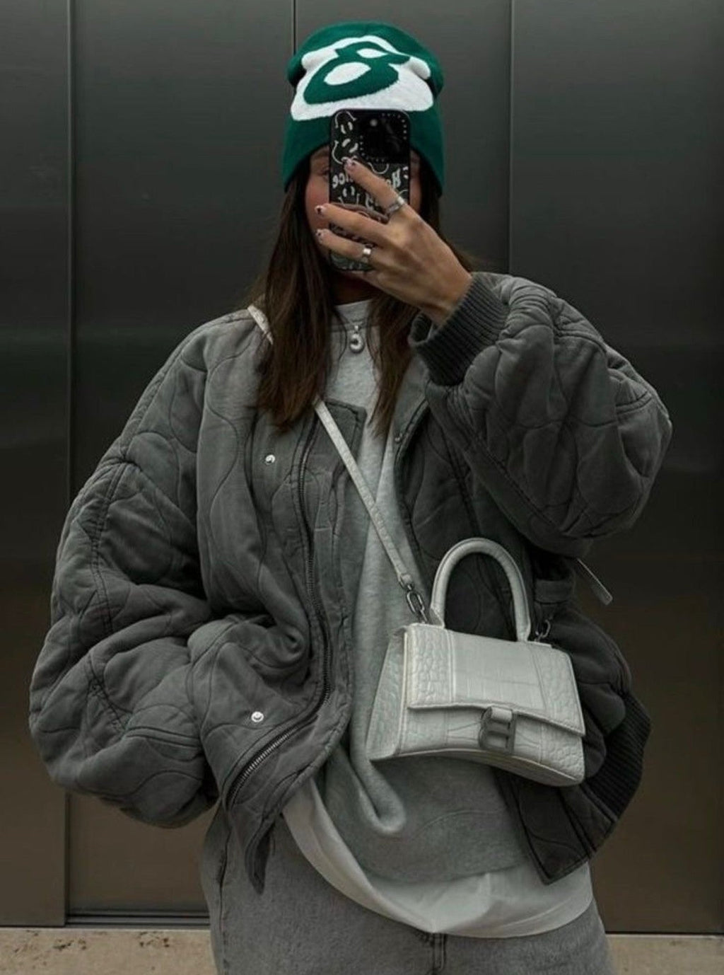 GR | Padded bomber jacket