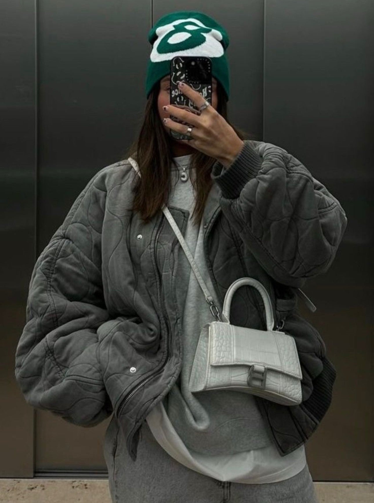 GR | Padded bomber jacket