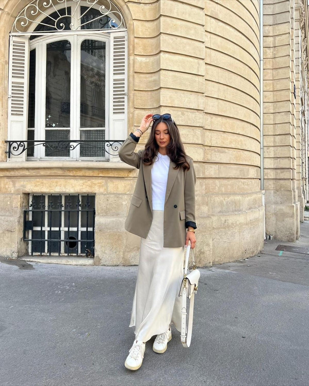 GR | Satin Maxi Skirt for Women