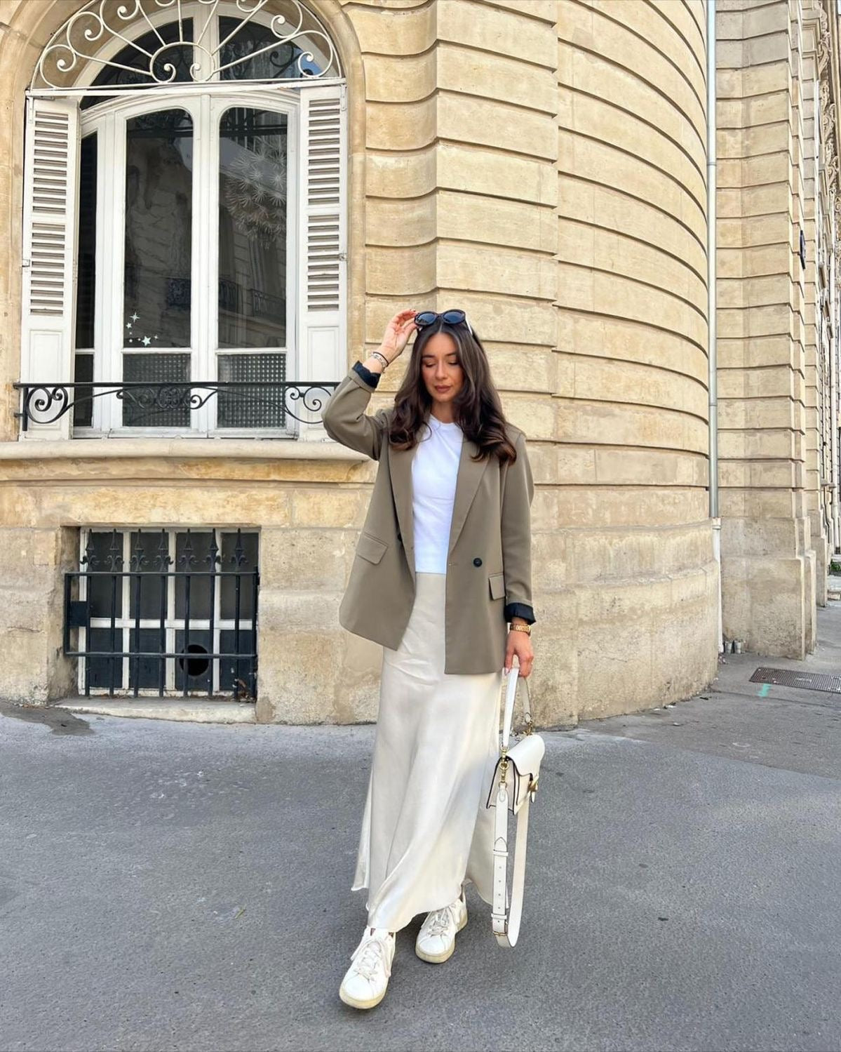 GR | Satin Maxi Skirt for Women