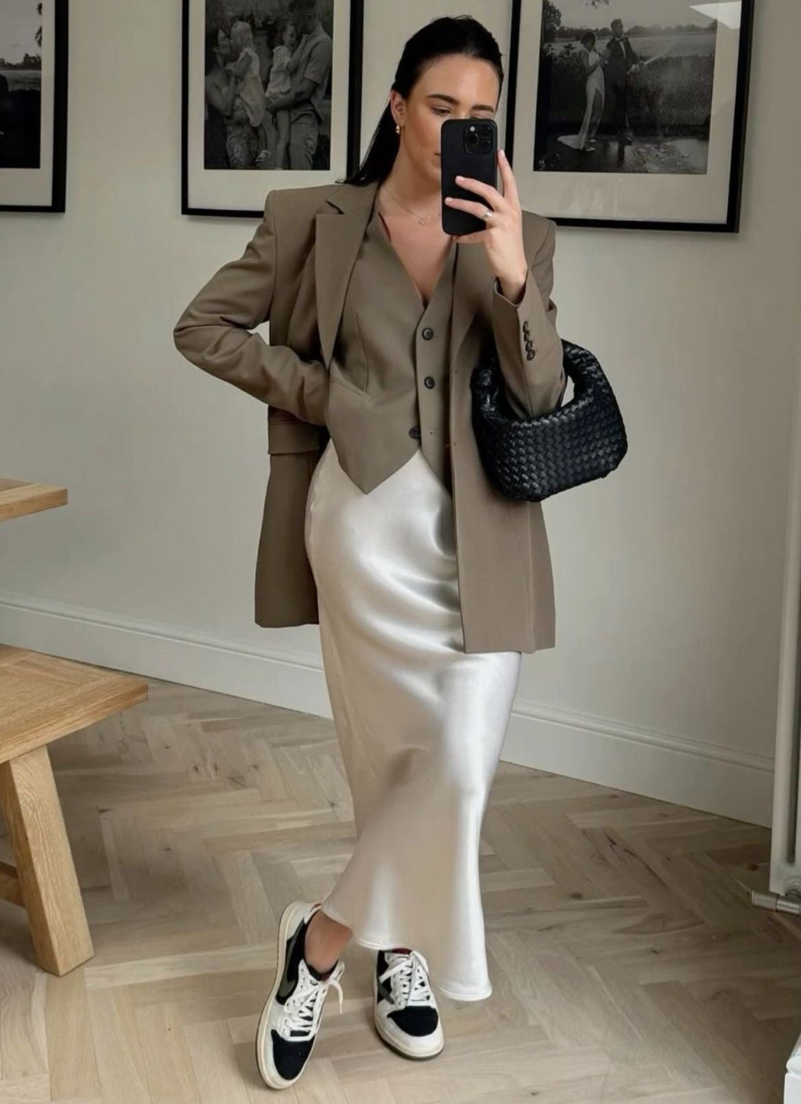 GR | Satin Maxi Skirt for Women