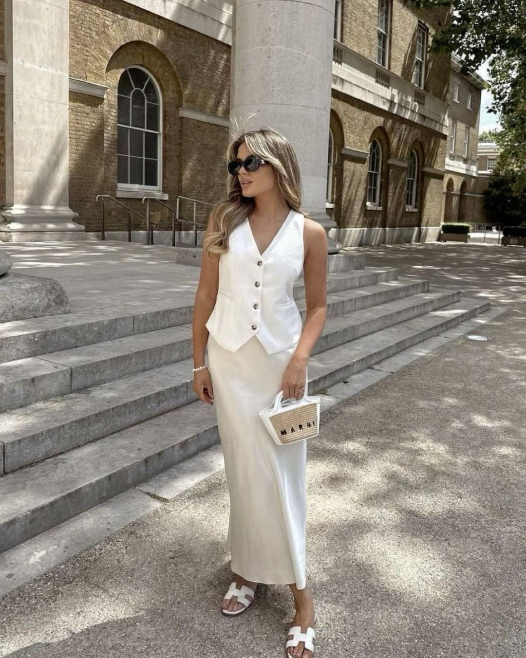 GR | Satin Maxi Skirt for Women