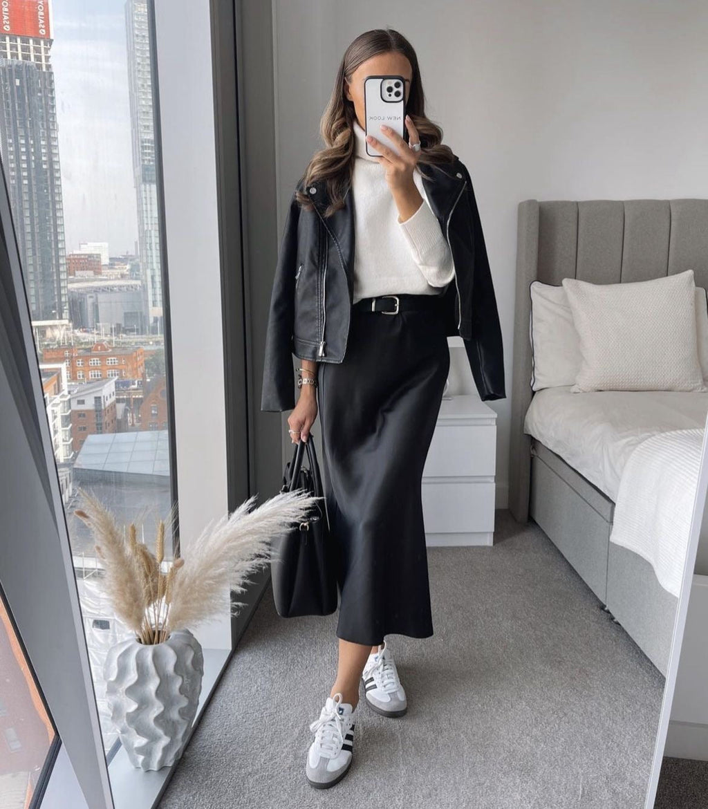 GR | Satin Maxi Skirt for Women