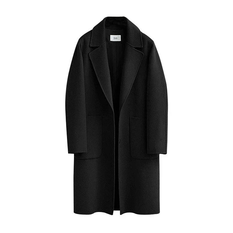 GR | Thick long wool coat