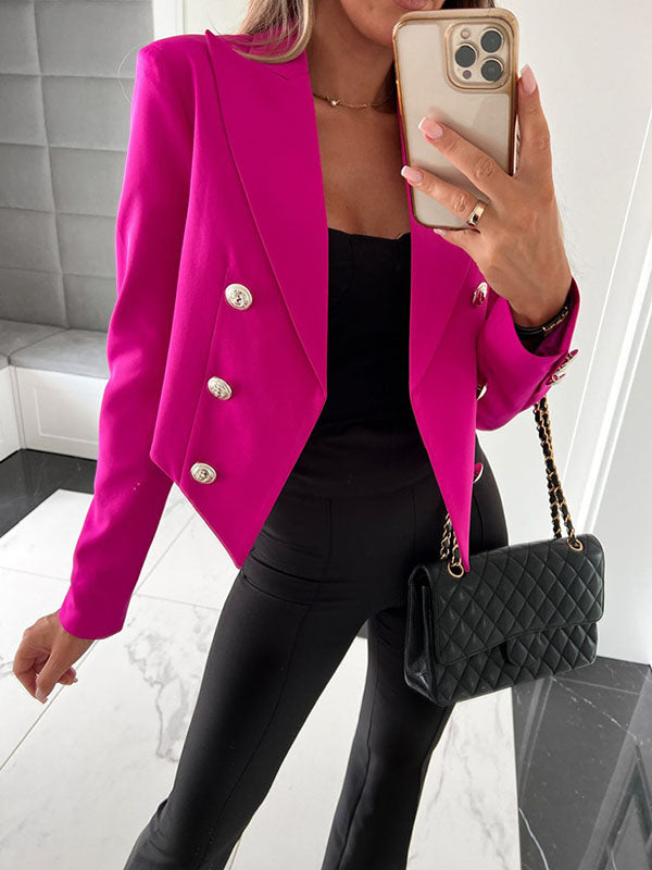 GR | Cropped Blazer for Modern Elegance and Flair for Women