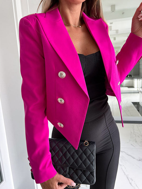 GR | Cropped Blazer for Modern Elegance and Flair for Women