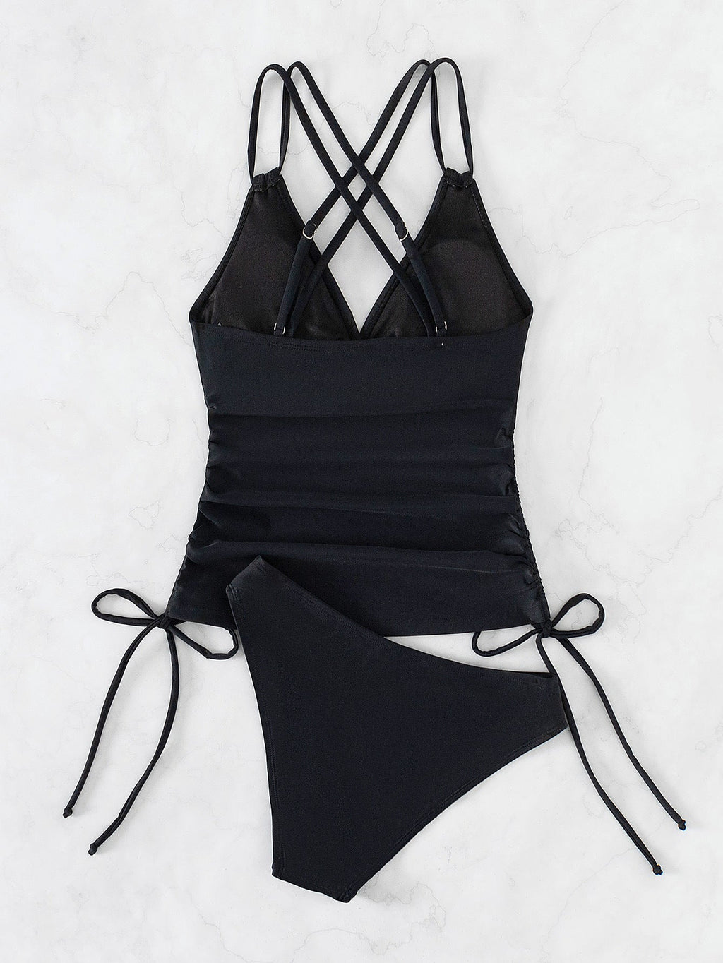 GR Tankini swimsuit with crossed straps