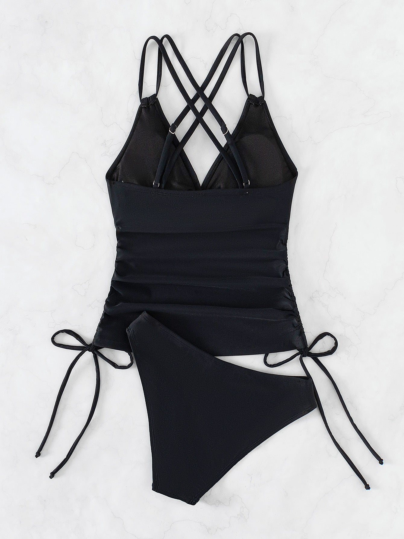 GR Tankini swimsuit with crossed straps