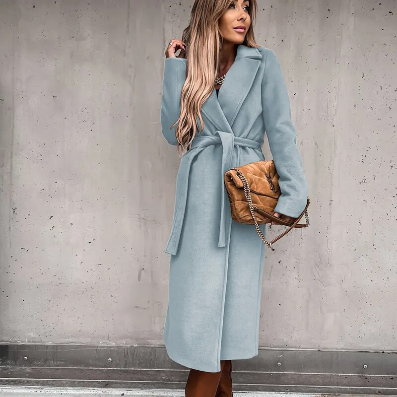 GR Coat | Elegant long coat for women