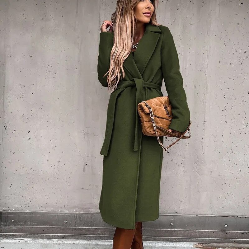 GR Coat | Elegant long coat for women